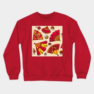 Red and Yellow Fans Crewneck Sweatshirt